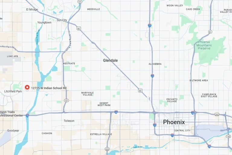 GuyCor Palm Desert Plaza 12725WIndianSchoolRd Avondale Commercial Space For Lease Map