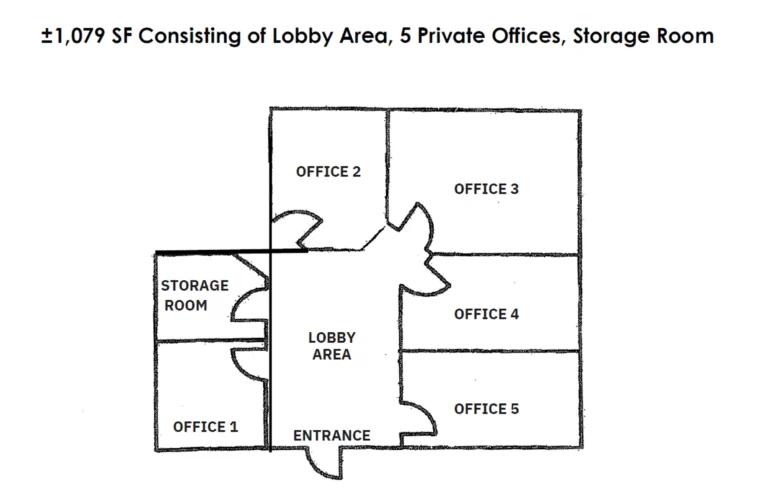 Suite B-109 Floorplan